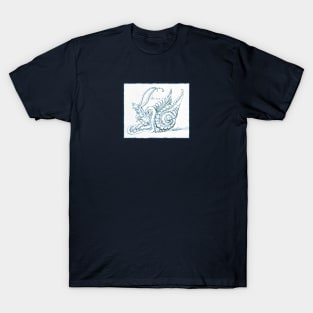 Baroque Art Snail T-Shirt